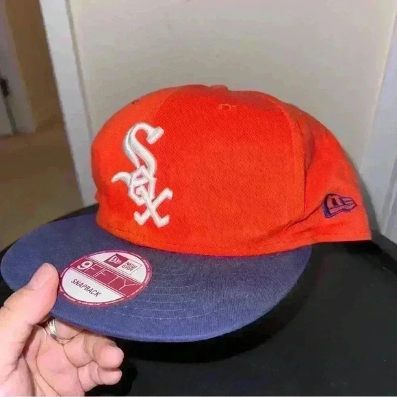 🔥VTG New Era  Chicago White Sox Two-Tone 9FIFTY Snapback Hat Old Stock Limited - Picture 1 of 7